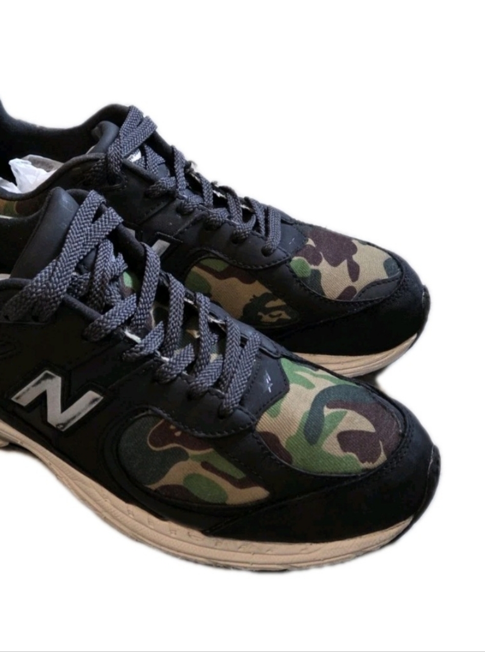 New Balance BAPE x 2002R Apes Together Strong - Black Camo US Men's Size 11 - Picture 2 of 10
